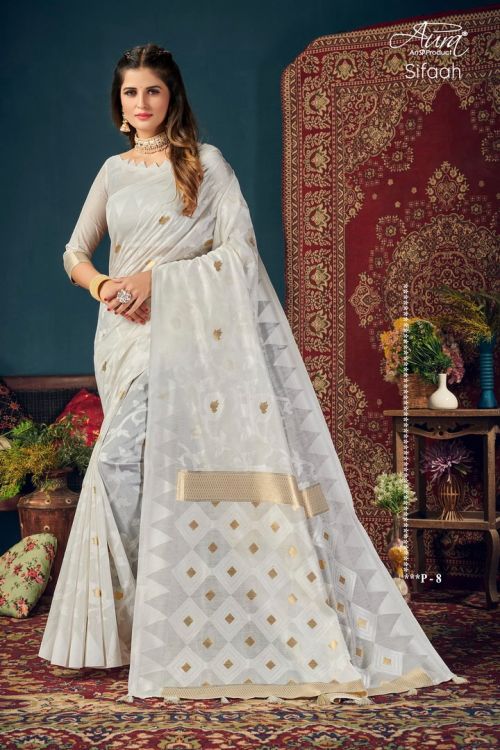 Aura Sifaah Fancy Designer Wholesale Party Saree Catalog
